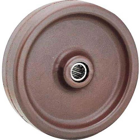 Global Industrial 6in x 2in Molded Plastic Wheel, Axle Size 1/2in 748669A